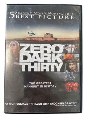 Zero Dark Thirty DVD Kathryn Bigelow Best Picture Nominee Film Columbia Pictures